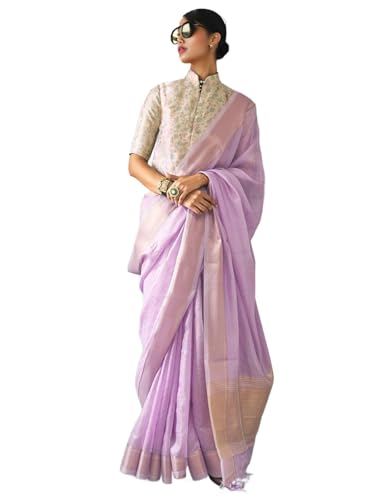 Image of SWORNOF Women's Patola silk saree for Patola festival Wedding silk with rich pallu Design sarees for women with blouse piece