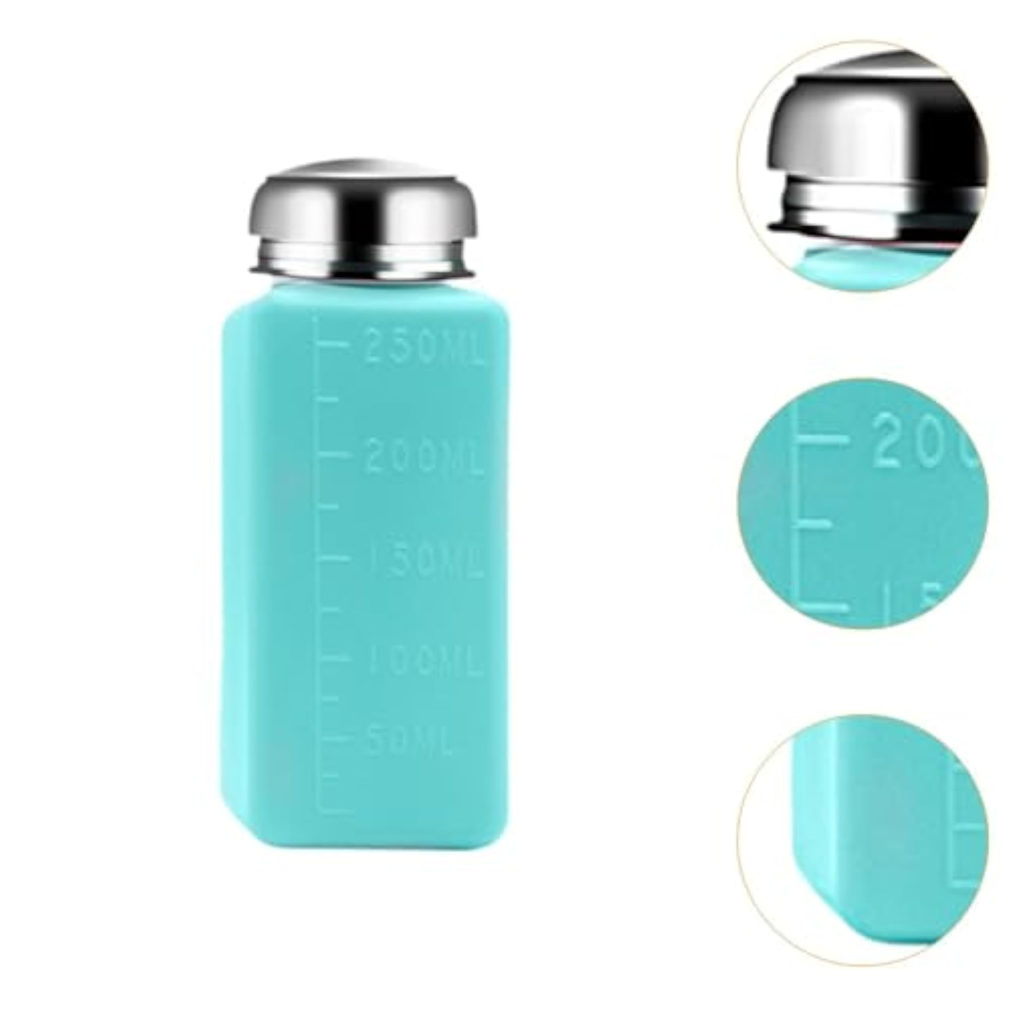 Pump Dispenser Bottle for Makeup Remover - Blue