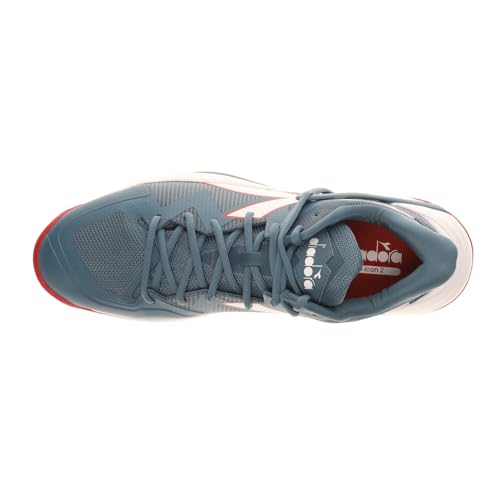 Image of Diadora Mens B.Icon 2 Ag Tennis Sneakers Shoes - Red, Yellow