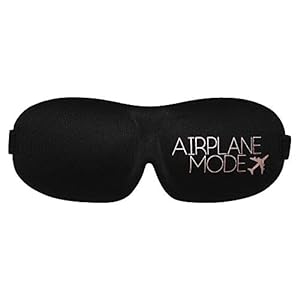 Miamica Structured Eye Mask, Airplane Mode, Rose Gold