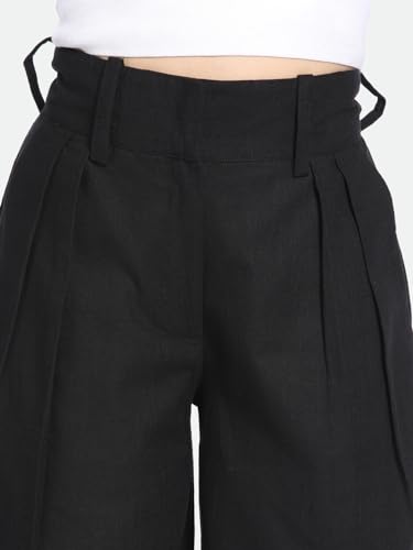 Image of DL Woman Grey Solid Mid-Rise Trousers