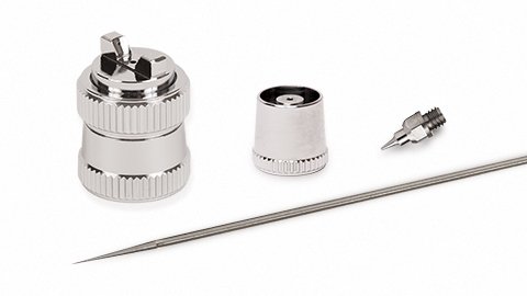GREX0.3mm Fan Spray Cap & Nozzle Kit [for TG, TS, XGi & XSi Airbrushes] #TFK-3