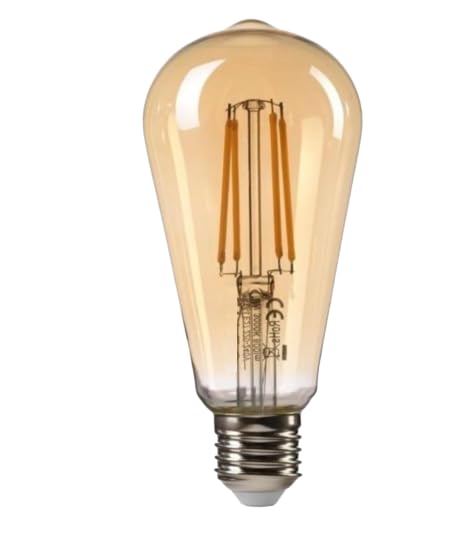 Vintage 4 Watt LED Filament Decorative Bulb ST64, Golden Glass Edison Style, Amber Warm White Light, Energy Saving Vintage Bulb for Pendant & Wall Lamps (1)-picture-12