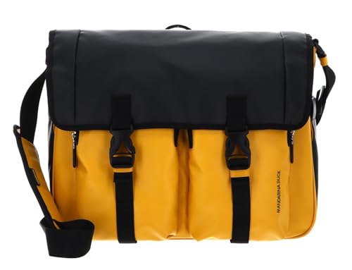 Sac à épaule Mandarina Duck Eco jaune : le messenger bag pratique