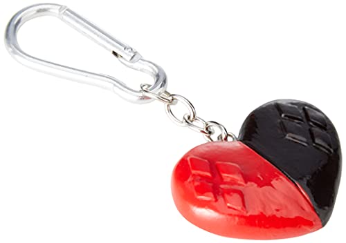 Dc Comics Harley Quinn Logo Heart 3D Polyresin Keyring Keychain Fob #TOP1