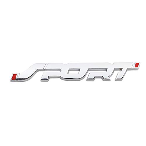 zkm Chrome Métal Sport Logo Emblème De Voiture Premium 3D Auto Badge Racing Autocollant Turbo Power Decal Argent