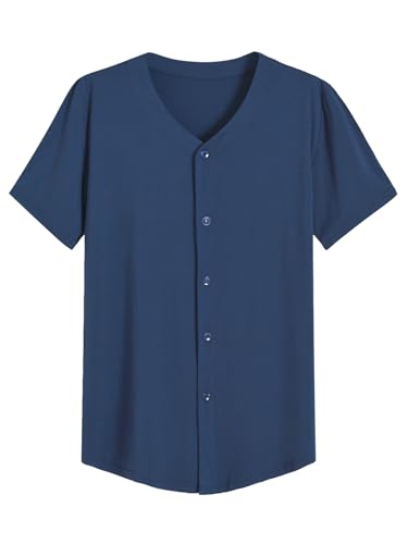 Image of Latuza Men's Bamboo Viscose Button Down Pajama Shirt 2 Pack