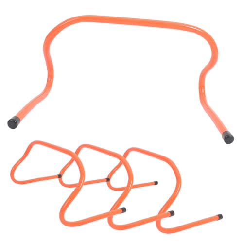 Yardwe 4 Pack Professional Training Hurdles Durable Agility Hurdles Bright Colors Perfect for Boys and Girls' Soccer Basketball Training