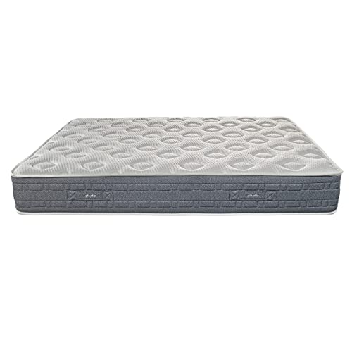 PIKOLIN Colchón sostenible muelles ensacados con Viscofoam 28cm | Confort Alto I Independencia de lechos I Alta transpirabilidad I Firmeza Media y Tejido Seaqual | Modelo Galeón I 90x200 - imagen 8