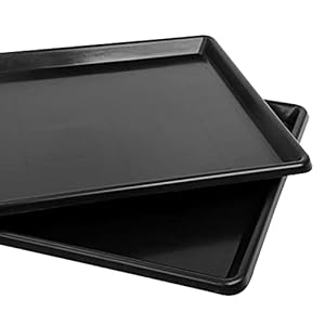 2pcs 27x206 Replacement Tray for Dog Crate Plastic Cage Bottom Pan Multipurpose Boot Mat Shoe Tray Indoor Outdoor Waterproof Dog and Cat Rabbit Food Bowls Floor Liners  Cucciolini Doodles 2pcs 27x20 6 replacement tray for dog crate plastic cage bottom pan multi purpose boot mat shoe tray indoor outdoor waterproof dog and cat rabbit food bowls floor liners   cucciolini doodles