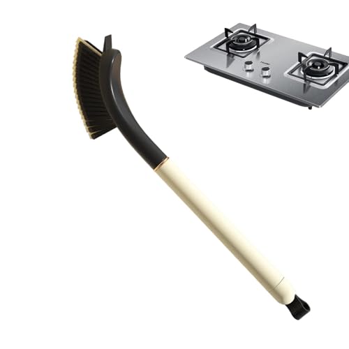 Grout Cleaner Brush ? Hard Bristle Anti Slip Scrubbing Cleaning Tool | Small Space Stain Removal Detail Brush | Household Cleani