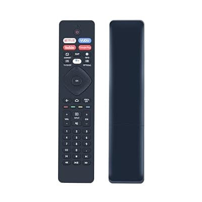 Voice Remote Control for Philips 50PFL5604/F7 50PFL5704/F7 50PFL5766/F7 50PFL5806/F7 55PFL5604/F7 55PFL5604/F7A 65PFL5604/F7 65PFL5704/F7 65PFL5766/F7 75PFL5604/F7 Android 4K Ultra HD Smart LED TV