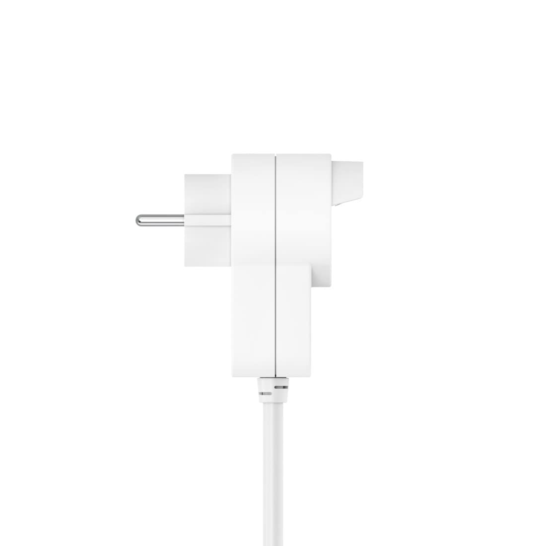 Hama | Regleta de 3 enchufes con Interruptor y Toma Adicional en el Enchufe, 1,4 m, Color Blanco