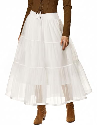 GRACE KARIN Women's Ankle Length Petticoats Wedding Slips Plus Size S-3X