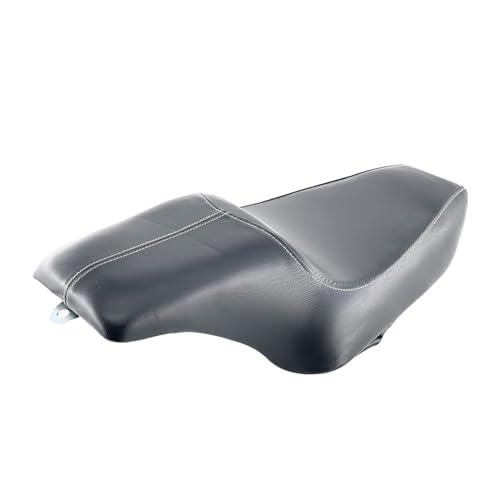 Selle de moto conducteur passager cuir noir coussin double Sportster XL883 1200