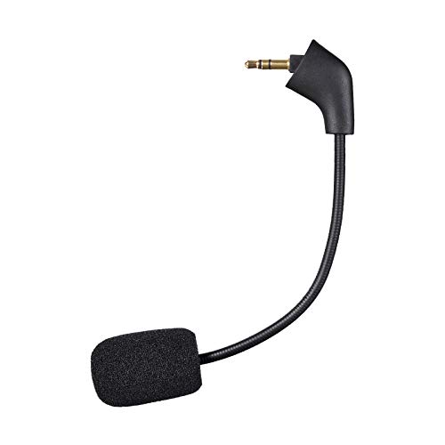 Replacement Microphone for Kingston HyperX Cloud 2 II Cloud Core Cloud Pro CloudX PS4 Xbox One Nintendo Switch Computer PC Gaming Headsets with Foam