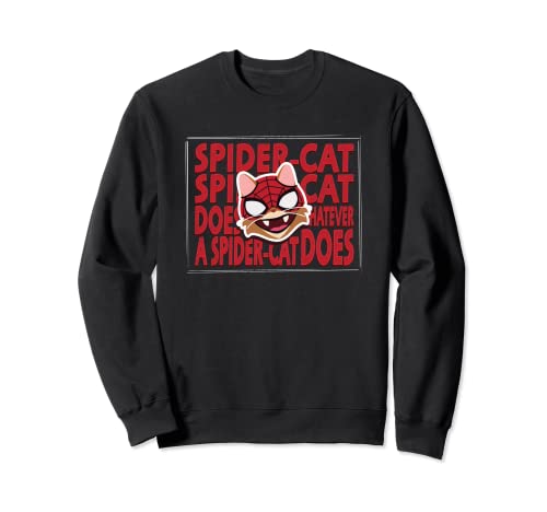 Sweat Miles Morales imprimé haute définition Spider-Cat Feline Hero