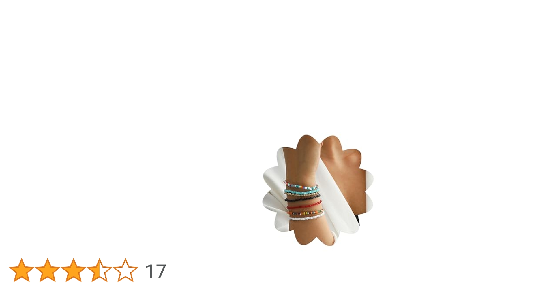 Amazon.co.jp: Xiring ボヘミアンカラフルビーズブレスレット 7