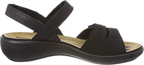 Romika Ibiza 86, Sandales Bride Cheville Femme Noir (Schwarz) 37 EU