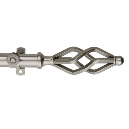 Modern Marquise Curtain Rod and Hardware Set Size: 66