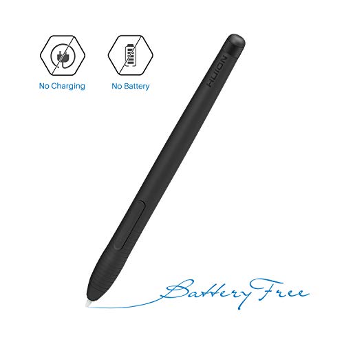Caneta digital PW201 Caneta digital sem bateria com 2 botões programáveis para tablet gráfico HUION