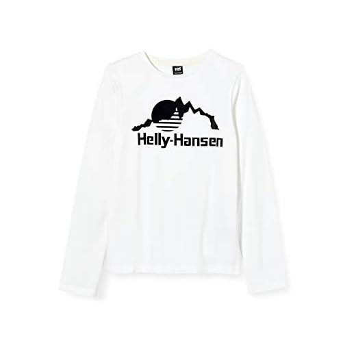 Helly Hansen Unisex barn grafisk tröja tröja vit 10
