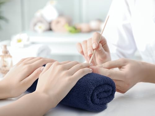Miniatura 10 de Utopia Towels - Juego De 6 Toallas De Mano 50 X 100 Cm , Toalla Manos Altamente Absorbentes Con Gancho, 100 Algodón Azul Marino