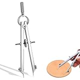 製図用具 スプリング 両針 ディバイダー DIY革工芸 金属 回転 デバイダーカリパス ネジコンパス 製図 計量ゲージ 線引き 機械的マーキング