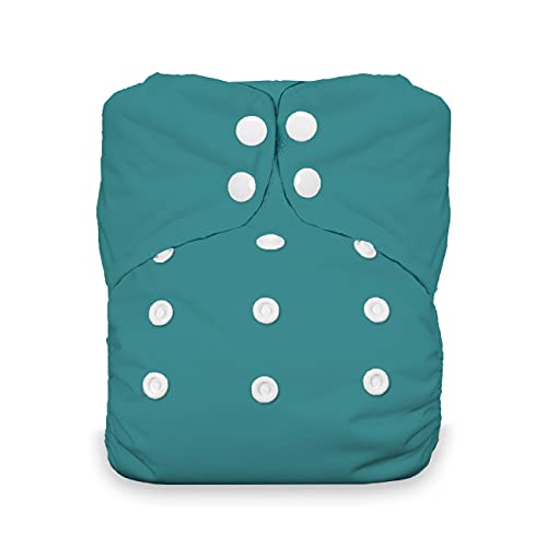 Image of Thirsties Natural One Size All in One Reusable Cloth Diaper, Snap Closure, Aruba