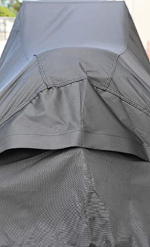 SBU Black 600 Denier Jetski Cover Compatible for Jet Ski Cover Jetski Waverunner PWC Yamaha VX 2015 2016 2017 2018 2019 2020 2021 2022