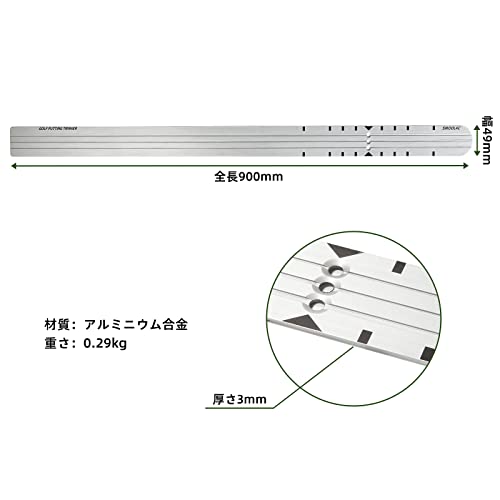 SIROOLAC ゴルフパター練習器具 パターレール パッティング