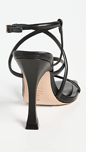 Schutz Women's Lovi Sandals, Black, 7.5 Medium Us #TOP2
