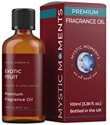 Mystic Moments | Exotic Fruit Fragrance Oil - 100ml - Perfect for Soaps, Candles, Bath Bombs, Oil Burners, Diffusers and Skin & Hair Care Items