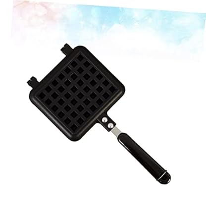 Cabilock Antihaftform für Waffeln waffelneisen küche dekoration Küchendekor dekoration küche Trendiges Design hochzei küchen dekoration küchenzeile Waffeleisen Kuchen Waffelform Black – Bild 3