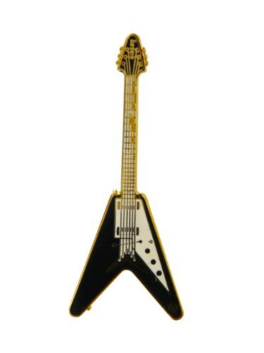 516 Gibson Flying V pin black (japan import) by Harmony