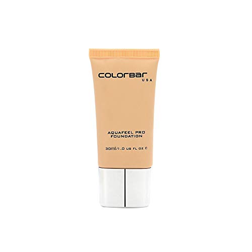 Colorbar Aqua Feel Pro Liquid Full Foundation Natural Finish, All Skin Type (Beige, Free Size, 1) | Paraben Free | Full Coverage | Hydrating