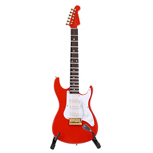 AMONIDA Artisanat de Guitare Rouge Miniature, Beau modèle de Guitare électrique, Ornement de Bureau pour Les Amateurs de… - Les Beatles, Paul McCartney, John Lennon, RIngo Starr, George Harrison AMONIDA Artisanat de Guitare Rouge Miniature, Beau modèle de Guitare électrique, Ornement de Bureau pour Les Amateurs de… – Image 7