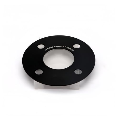 Entretoises de roue voiture universelle 4x100 noir avec alésage 56.1mm