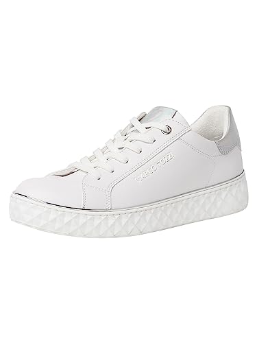 MARCO TOZZI Damen Sneaker, flacher Absatz, Wechselfußbett, weiches FEEL ME Fußbett, ideal für Business und Freizeit