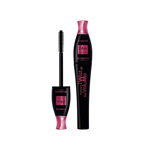 2 x Bourjois Paris Twist Up the Volume 24hr Edition Mascara 8ml - 23 Black