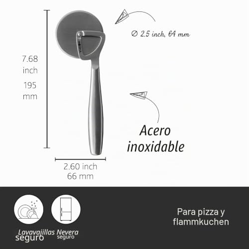 Miniatura 3 de Boska Cortador De Pizza - Copenhagen Cortapizzas - Corta Pizza Professional - Pizza Cutter De Acero Inoxidable Lavavajillas Seguras La Plata