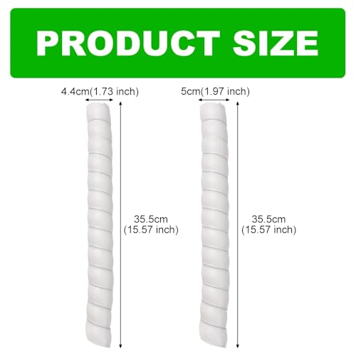 XhuangTech 4PCS Tree Trunk Protectors, 2 Size Spiral Tree Bark Wrap Protectors - Image 2