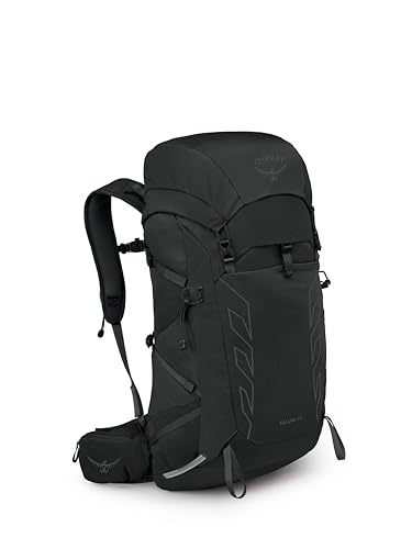 Image of Osprey Talon 33L Men's Lightweight Hiking Backpack - Daypack for Travel & Camping, Black /Coal Grey