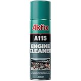 Akfix A115 Engine Cleaner and Degreaser - Quick and Bright Cleaner for Car, Motorcycle, Automotive and Machine Engine - Oil Grease Remover, Degreaser Cleaner Spray | 1 Pack, 16.9 Oz.