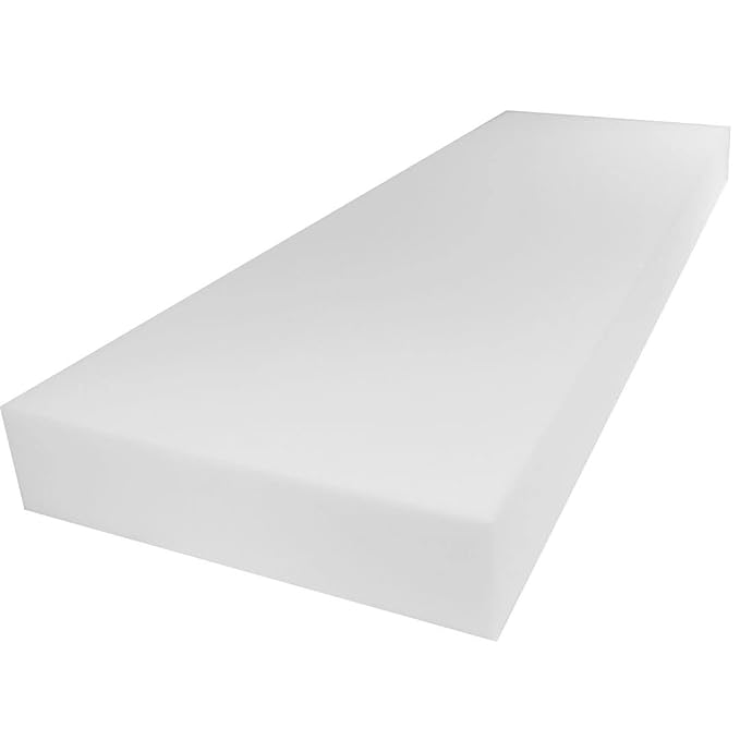 [Mybecca] 5H x 24W x 72L MEDIUM DENSITY Firm Upholstery Foam Sheet for