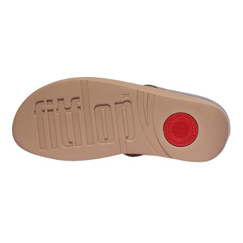 Image of FitFlop Fino Bauble-Bead Toe-Post Sandals