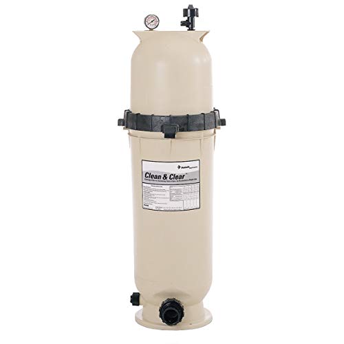 Pentair 160315 Clean & Clear Fiberglass Reinforced Polypropylene Tank Cartridge Pool Filter, 75 Square Feet, 75 GPM (Residential)