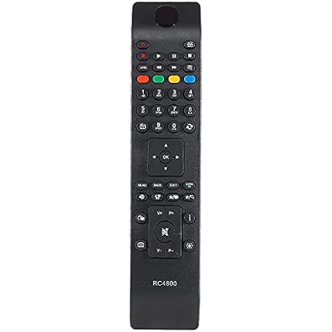 Replaced RC4800 for JVC TV Remote Control, for Bush DLED32165HD, for JMB JTC0122003B/01 JTC0122003W/01, for TECHWOOD TECH24HDLEDDVD 40DLEDFHDBMS ISIS 32227HDDLED 28227HDLED, for Digihome 49278FHDDLED Cover