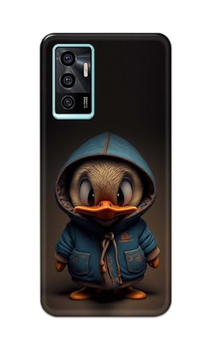 Image of Plastic Printfidaa Printed Hard Back Cover Case For Vivo V23E | V23E 5G | Vivo Y75 4G Back Cover (Animated Duck) -112, Multi