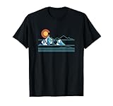 Colorado mountain art abstract design. Designed locally in Colorado by a Colorado mountain enthusiast in Denver! Colorado Geometric Mountains 80's Retro Modern Design - Great for Skiers, Snowboarders, hikers, climbers, and all those who love Colorado...